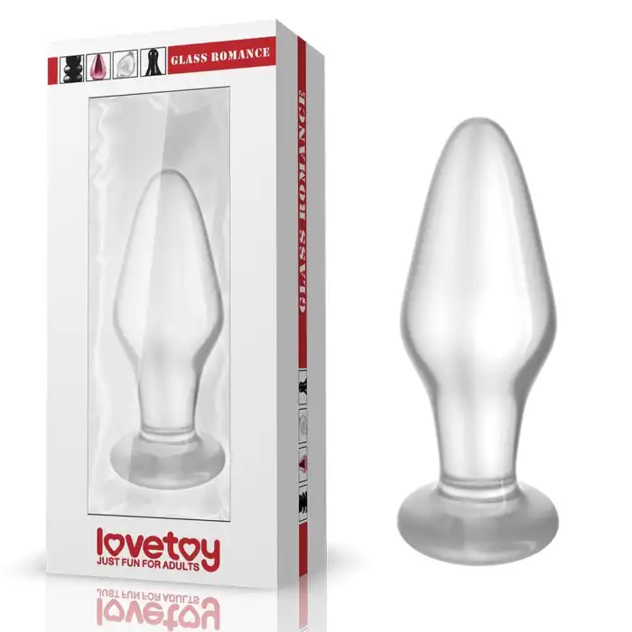 #GS11 - 10 cm Pürüzsüz Cam Anal Tıkaç