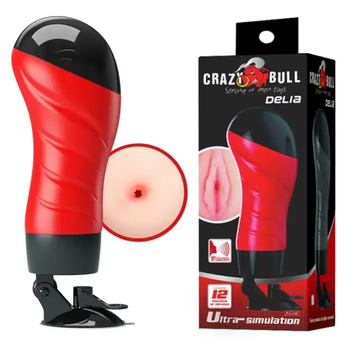 #BDM0946 - 12 Fonksiyonlu Sesli Titreşimli Realistik Suni Anal Mastürbatör