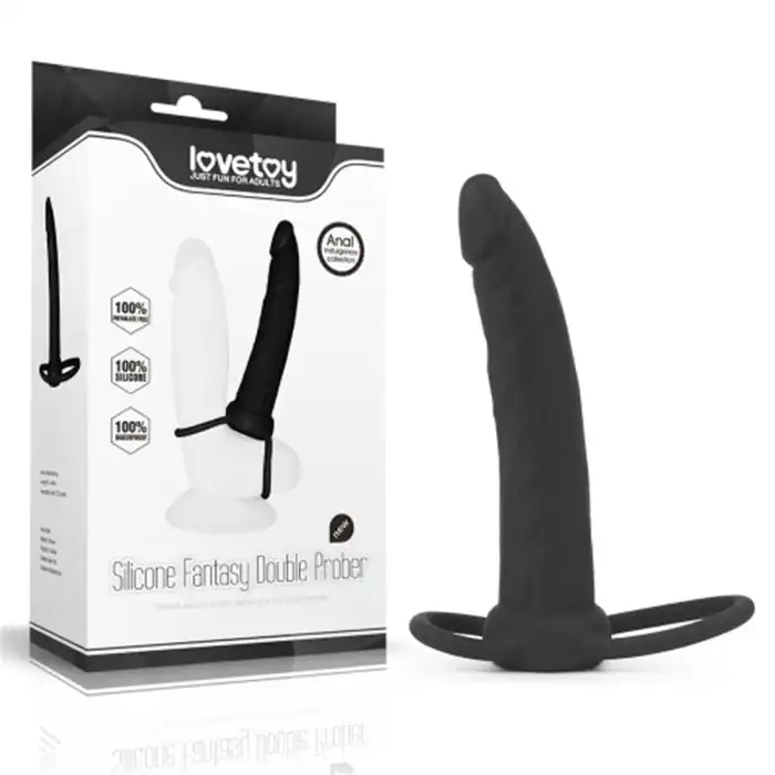 #LV2614 - 13 cm Siyah Anal Penis Halkası