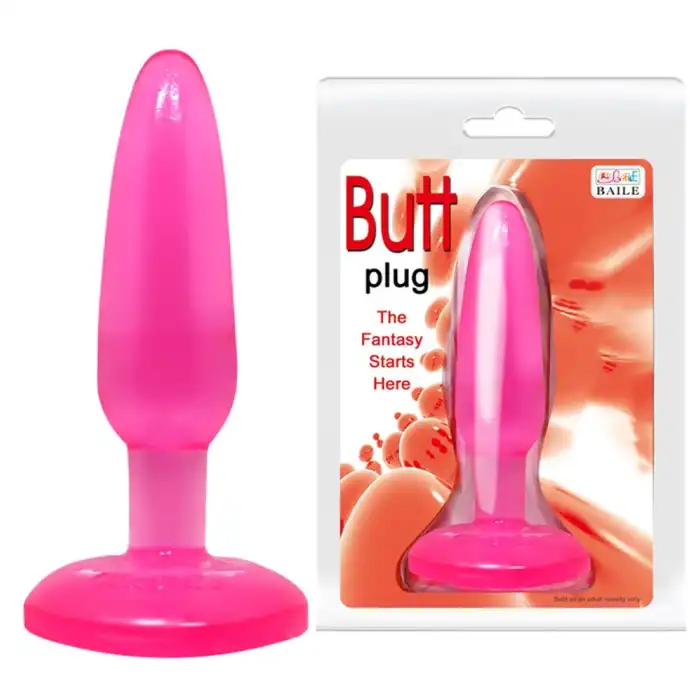 #B1012 - 14 cm Vantuzlu Jel Anal Plug