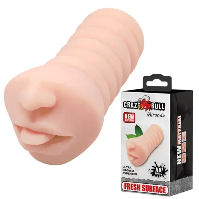 #BDM9216 - 3 Boyutlu Suni Oral Mastürbatör - Miranda