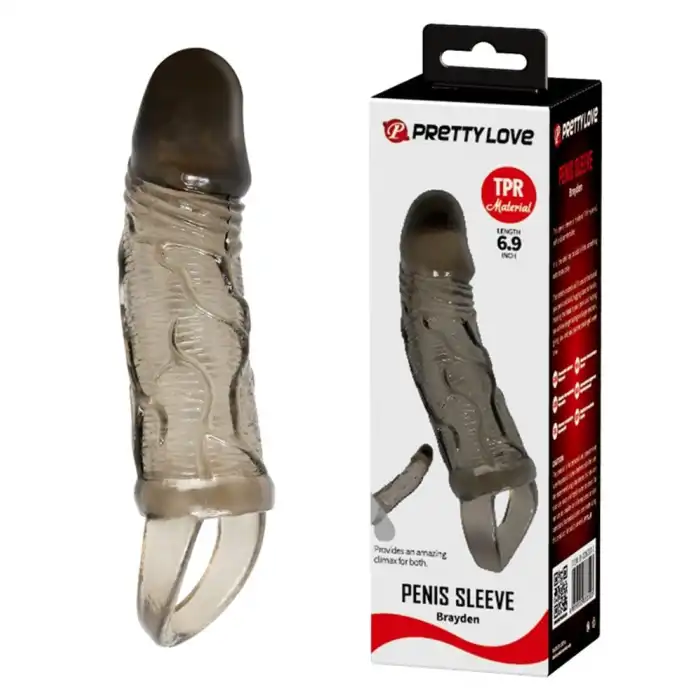 #BDM2610 - 3 cm Dolgulu Penis Kılıfı Zenci