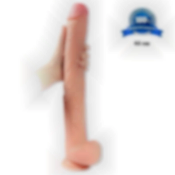 #BDM10034 - 43 cm Realistik Penis Gerçekçi Damarlı Dev Dildo - Hoare