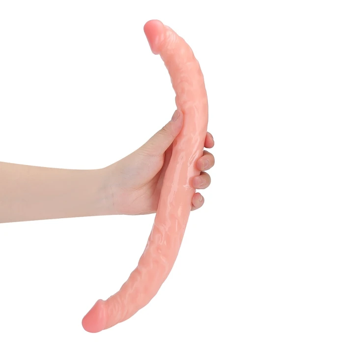 #XM280 - 36 cm Realistik Çift Taraflı Anal Vajinal Dildo Penis