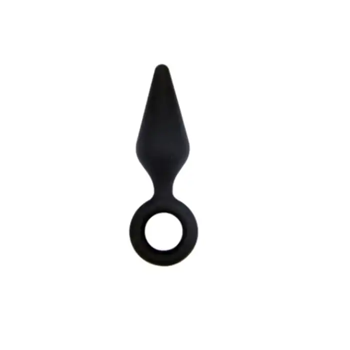 #BDMS85 - 8,7 cm Halkalı Silikon Anal Tıkaç Plug