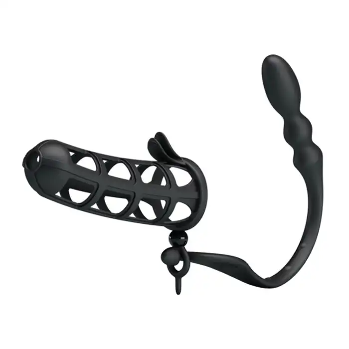 #B1239 - Anal Tıkaçlı Penis Kılıfı