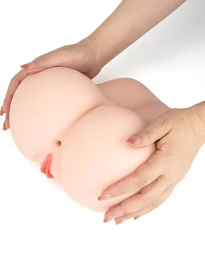 #LJ3063-1 - Anal Vajinal Çift Girişli Kalça Mastürbatör 2.5 kg