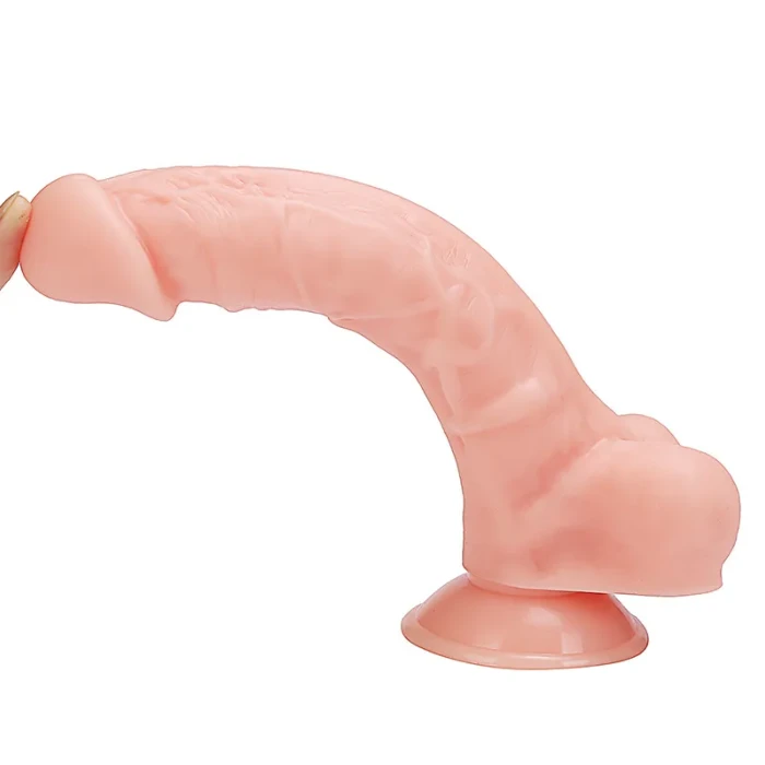 #xm205 - 23 Cm Vantuzlu Realistik Dildo Penis