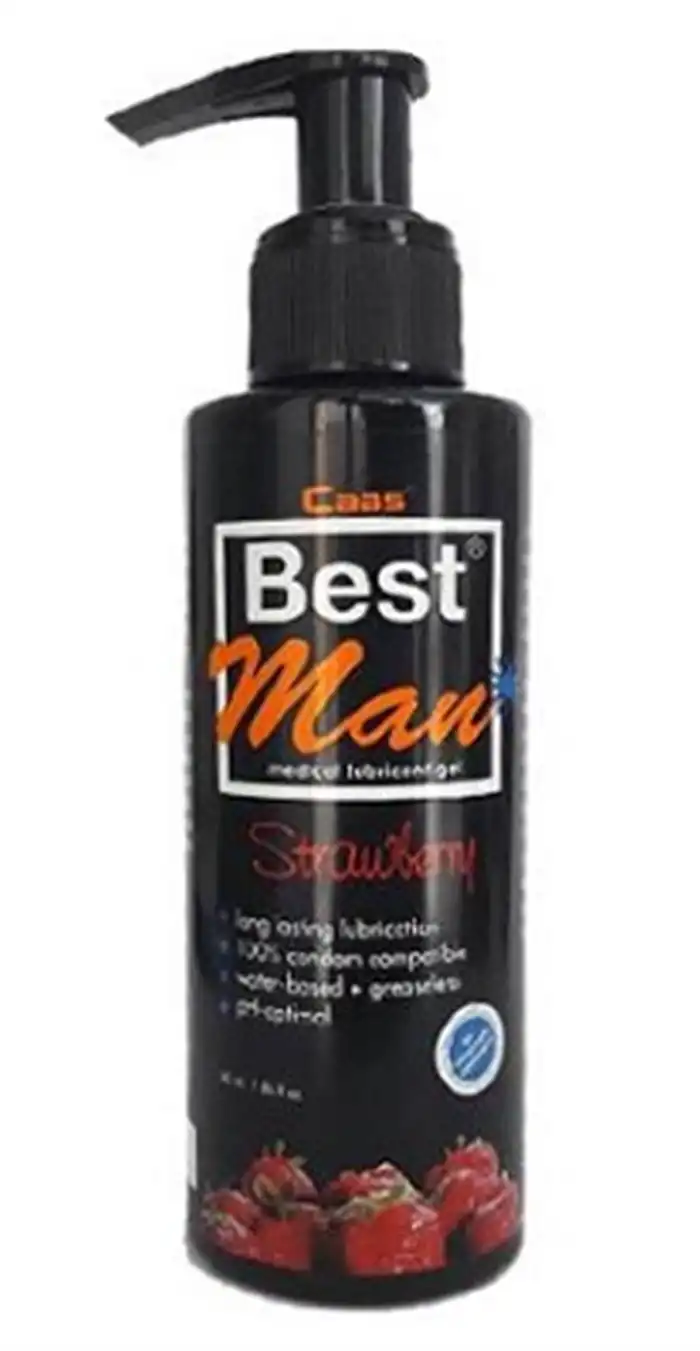 #3026 - Cabs Best Man Su Bazlı Çilek Aromalı Kayganlaştırıcı Jel 150 ml