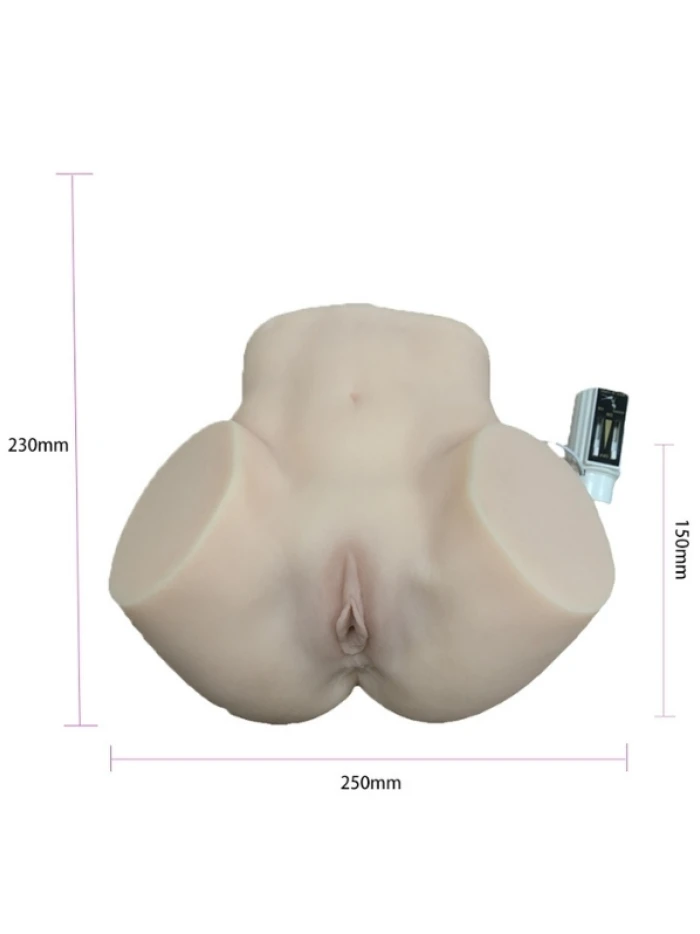 #C-8209 - 23 CM Titreşimli Süper Realistik Kadın Kalça Mastürbatör