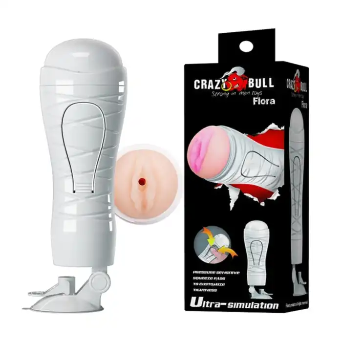 #B1178 - Crazy Bull Flora Eller Serbest Original Realistik Suni Vajina