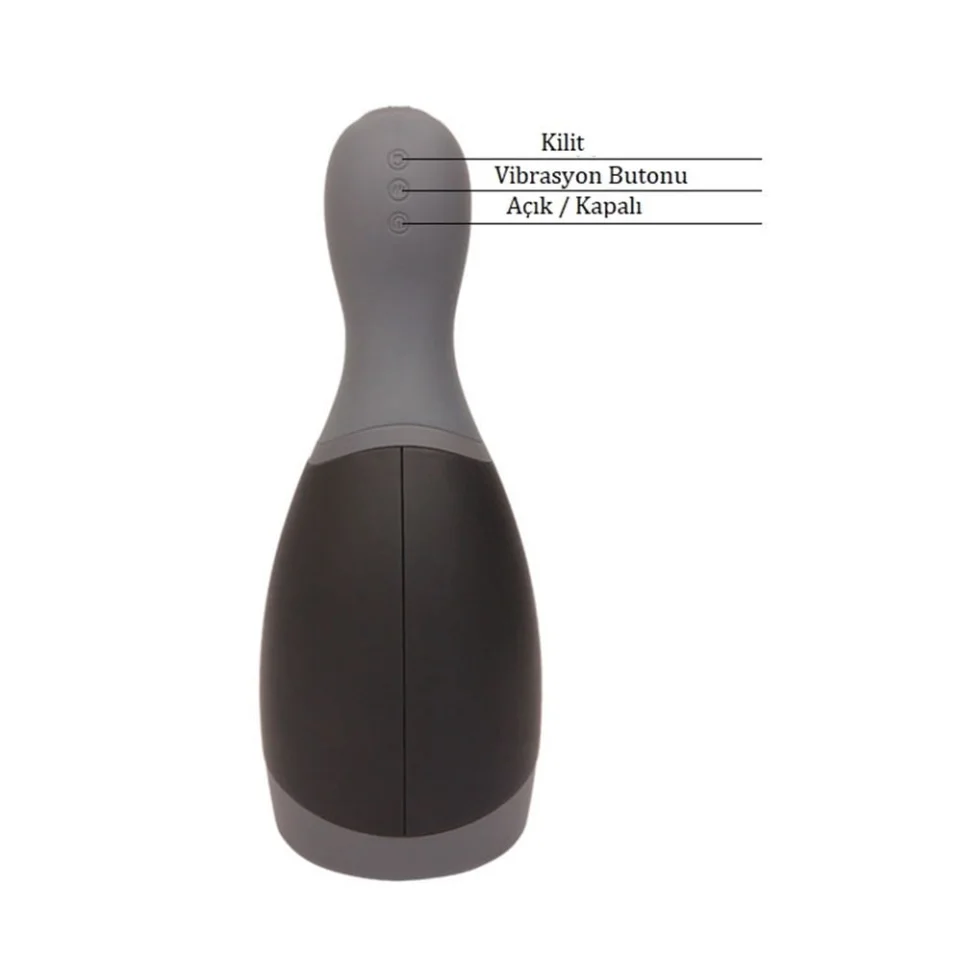 #6986 - Usb Şarjlı Süper Emiş Güçlü Titreşimli Suni Vajina Mastürbatör