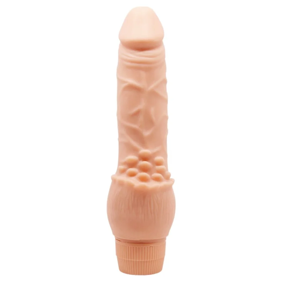 #643 - 19,5 cm Güçlü Titreşimli Realistik Vibratör Gerçekci Penis Dildo