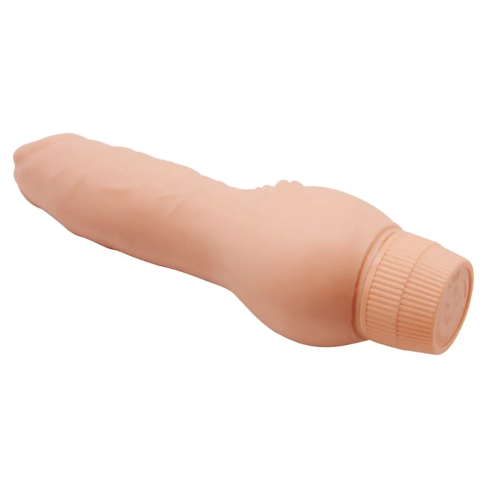 #644 - 19,5 cm Güçlü Titreşimli Realistik Vibratör Gerçekci Penis Dildo
