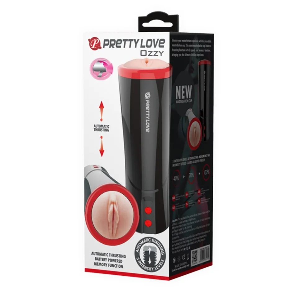 #7082 - Süper Emiş Güçlü 3 Kademeli Sesli Teknolojik Suni Vajina Mastürbatör