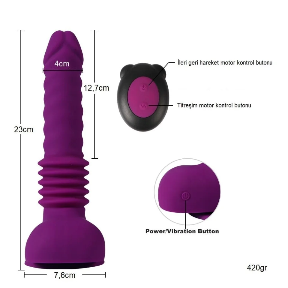 #652 - Usb Şarjlı İleri Geri Hareketli Teknolojik Vibratör