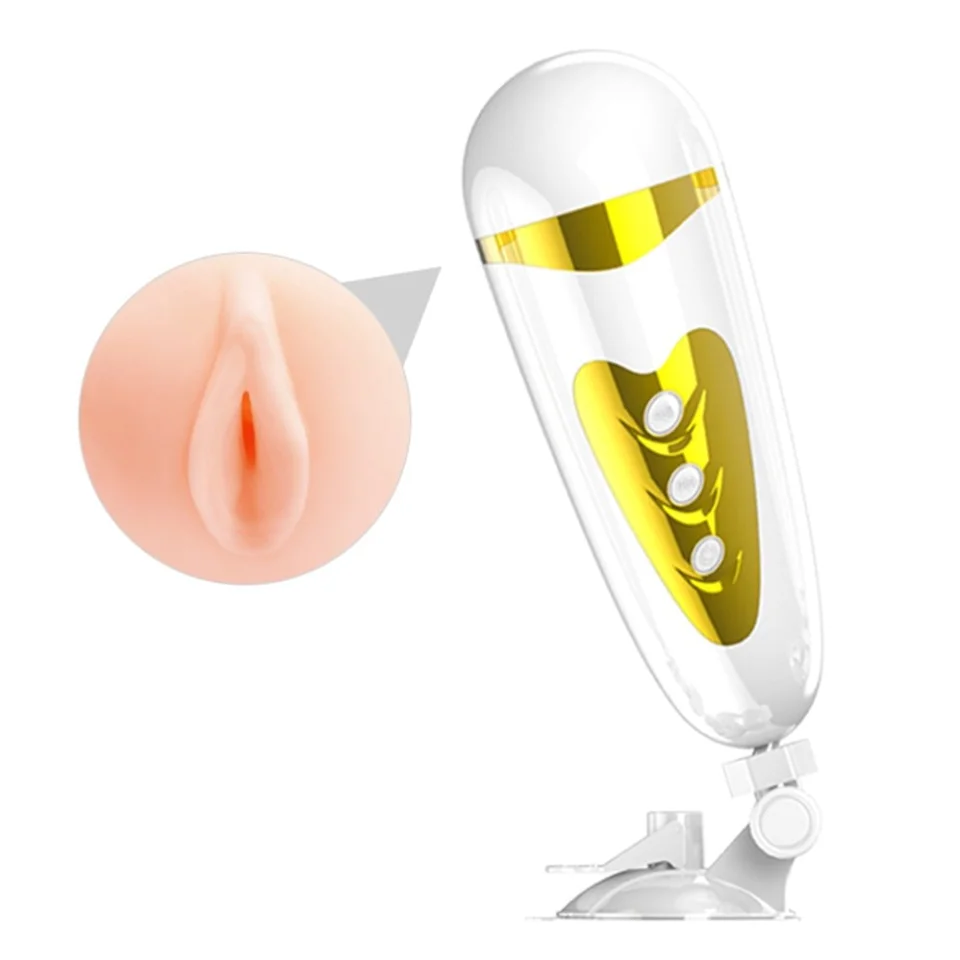 #7153 - 12 Fonksiyonlu USB Şarjlı Sesli Titreşimli Realistik Suni Vajina Erkek