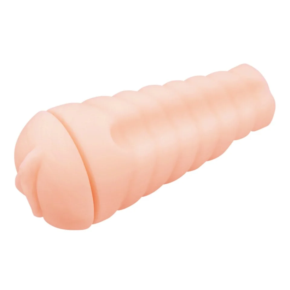 #7158 - 12 Fonksiyonlu USB Şarjlı Sesli Titreşimli Realistik Suni Vajina Erkek