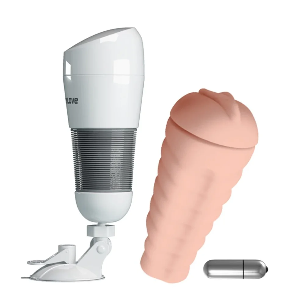 #7171 - Titreşimli Realistik Suni Vajina Erkek Mastürbatör