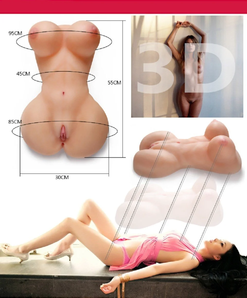 #7233 - Lovetoy Gerçek Ölçülerde 2 İşlevli Realistik Bayan Vücut