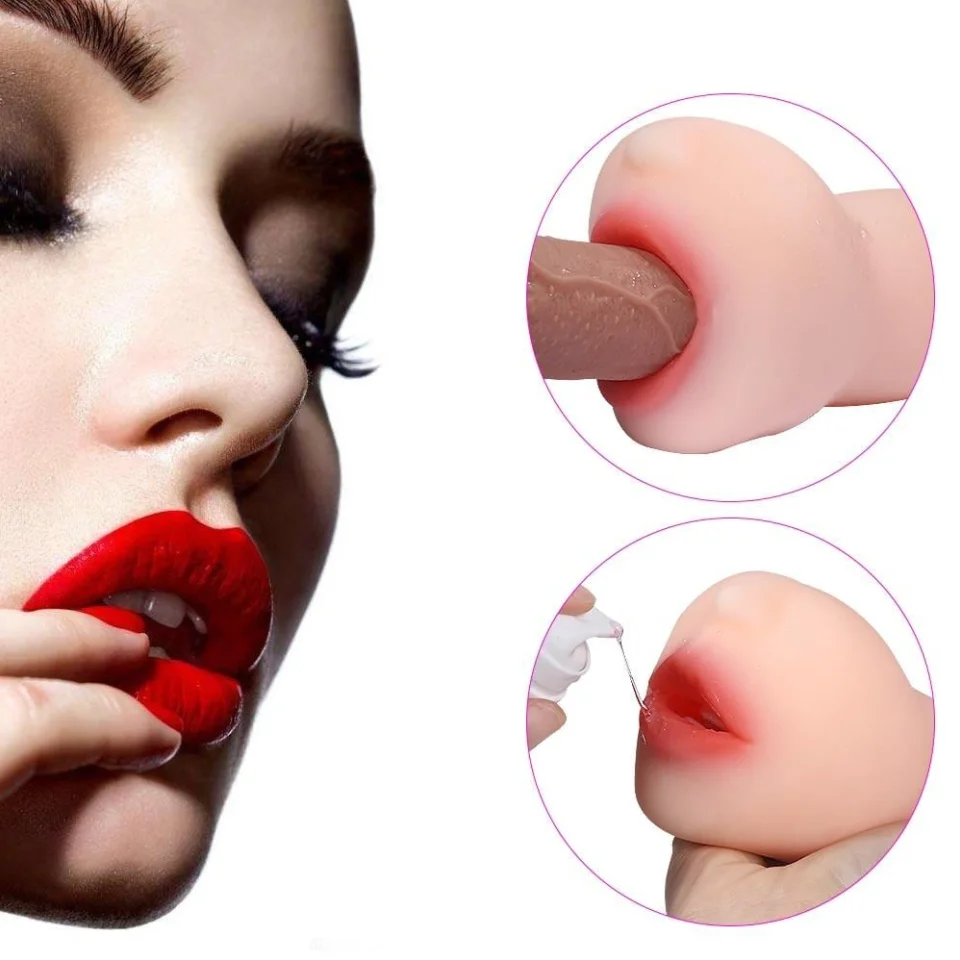 #7274 - 3 Boyutlu Suni Oral Mastürbatör - Beauty Nose