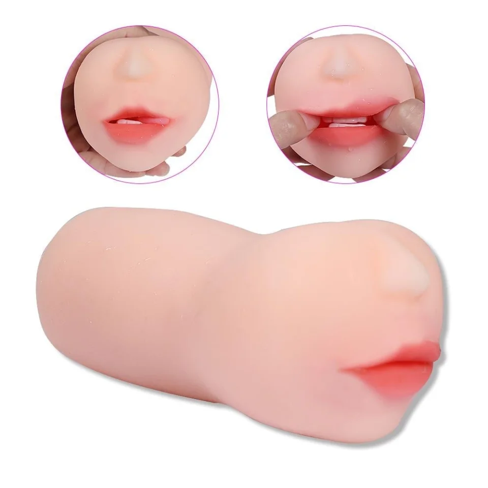 #7282 - 3 Boyutlu Suni Oral Mastürbatör - Beauty Nose
