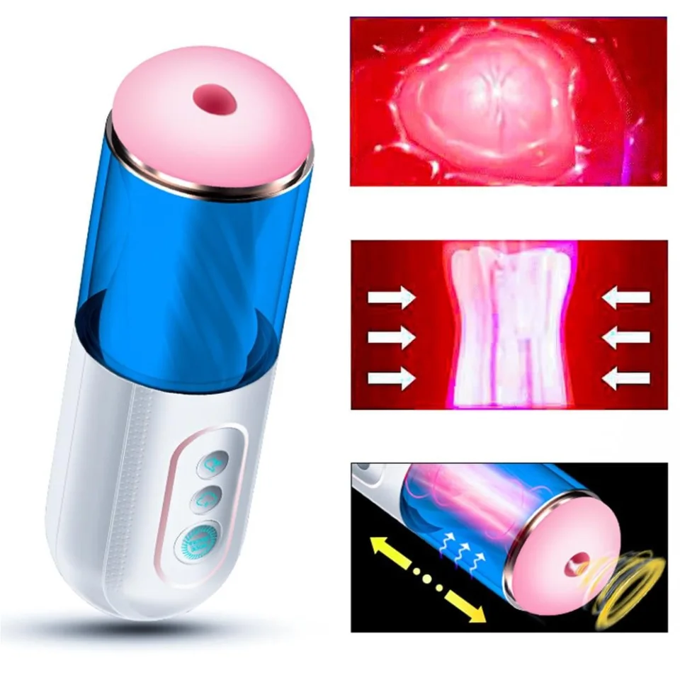 #7331 - USB Şarjlı Emme Modlu Sesli Teknolojik Mastürbatör