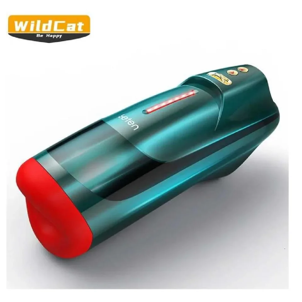 #7354 - Şarjlı Isıtmalı Hareketli Titreşimli Emme Vakum Ayarlı Mastürbatör