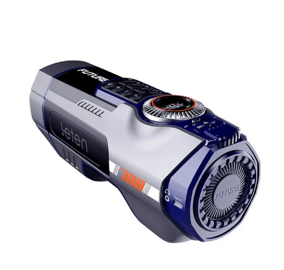 #7373 - USB Şarjlı Sesli Isıtmalı Titreşimli Masturbatör - Leten Future 708