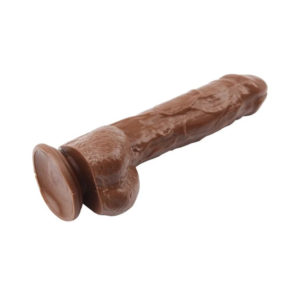 #671 - 25,5 cm Gerçekçi Kalın Melez Dildo Penis