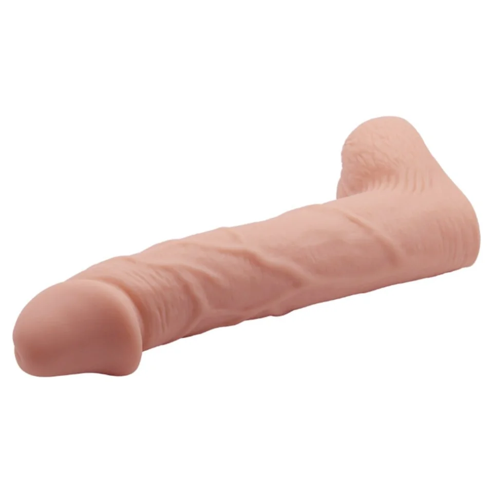 #7635 - 8 cm Dolgulu Realistik Penis Kılıfı