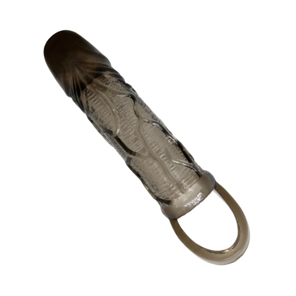 #7656 - 3 cm Dolgulu Penis Kılıfı Zenci