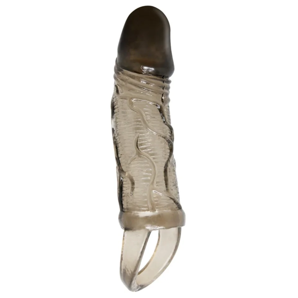 #7653 - 3 cm Dolgulu Penis Kılıfı Zenci