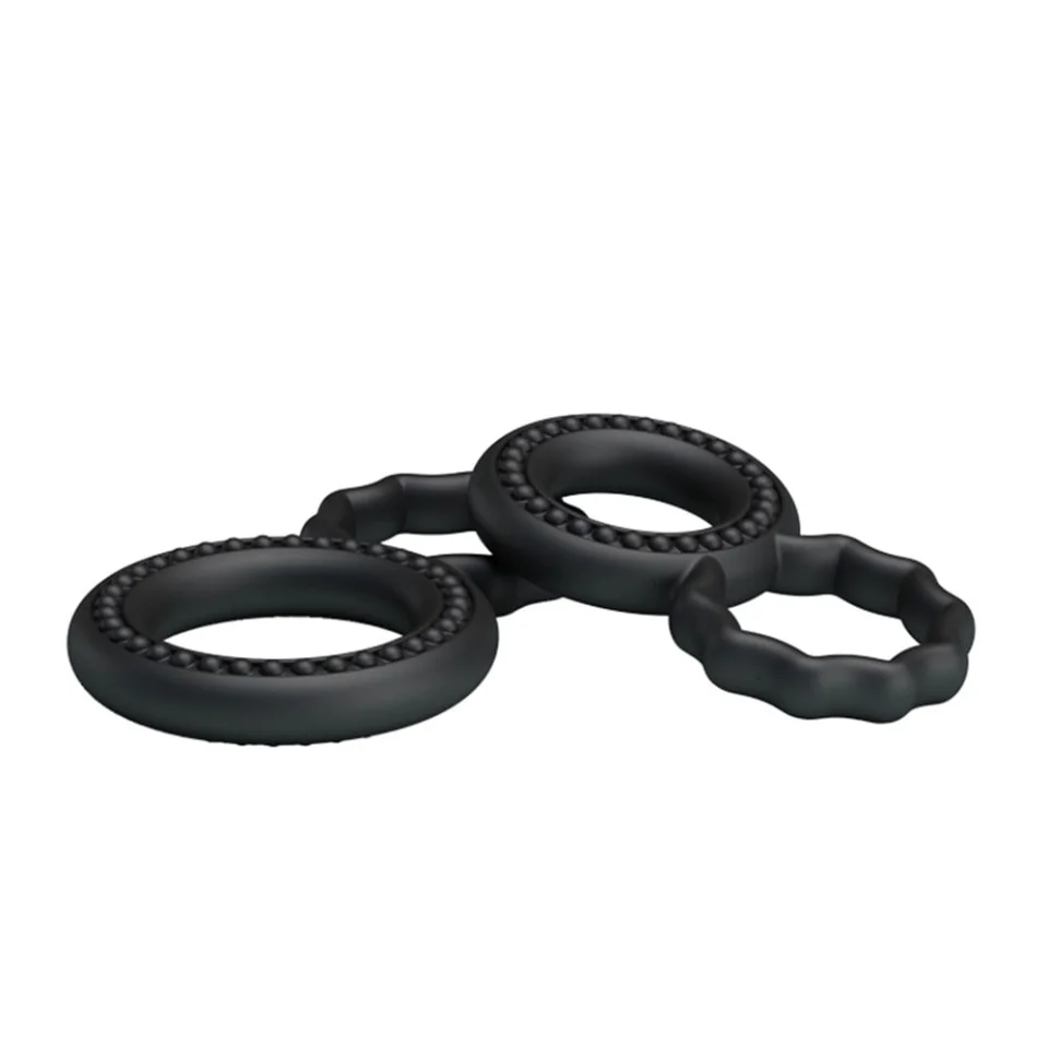 #7715 - Ring 2li Tırtıklı Penis Halkası