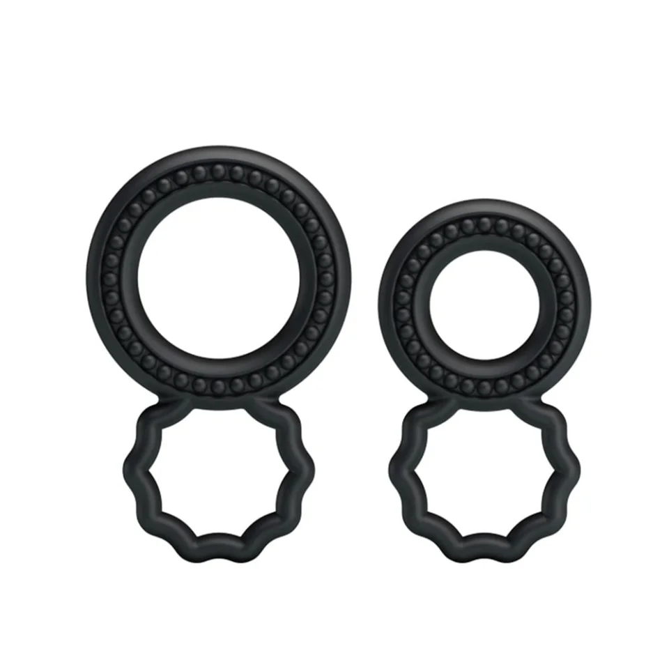 #7711 - Ring 2li Tırtıklı Penis Halkası