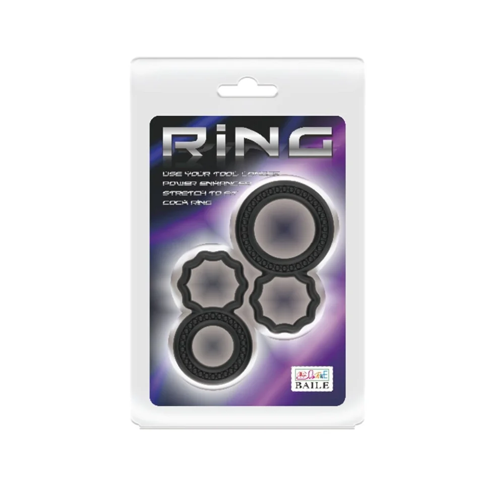 #7714 - Ring 2li Tırtıklı Penis Halkası