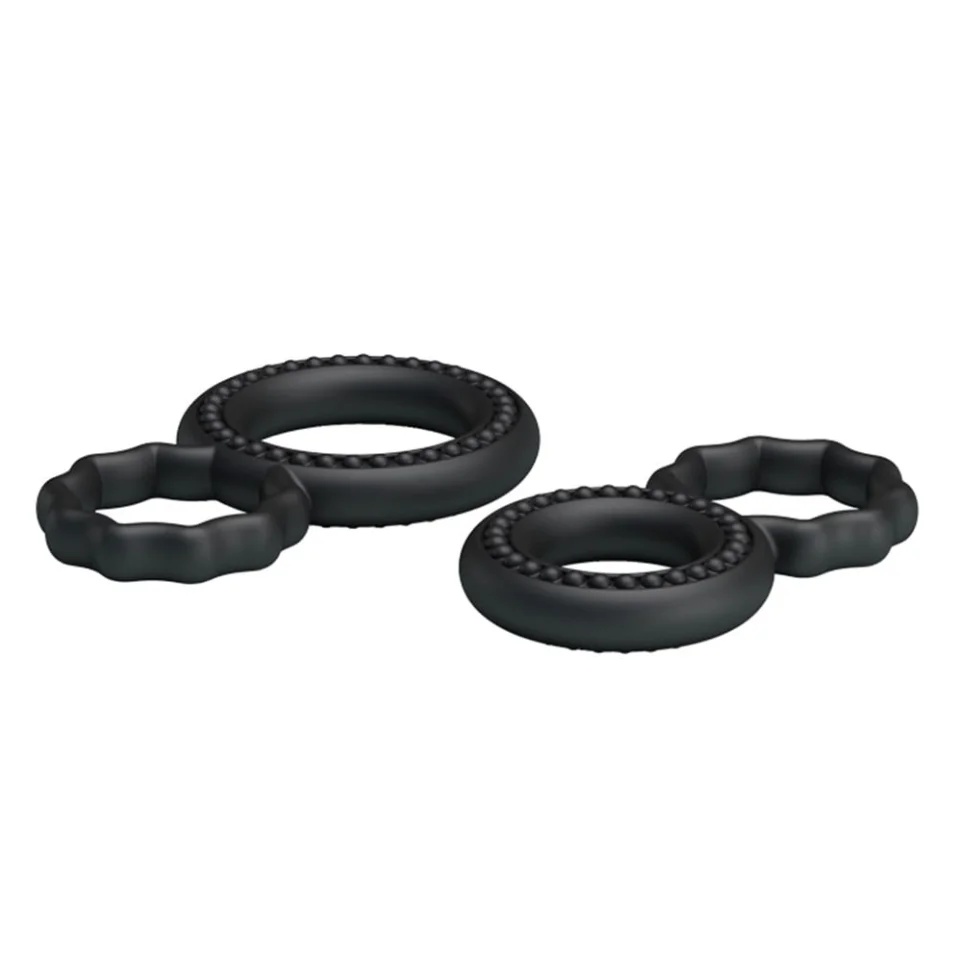 #7718 - Ring 2li Tırtıklı Penis Halkası