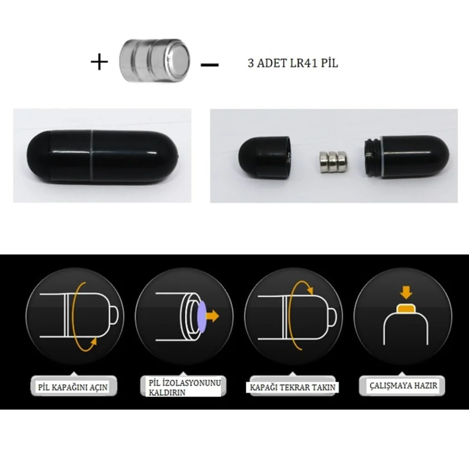 #7753 - 4 cm Uzatmalı Titreşimli Tırtıklı Penis Kılıfı