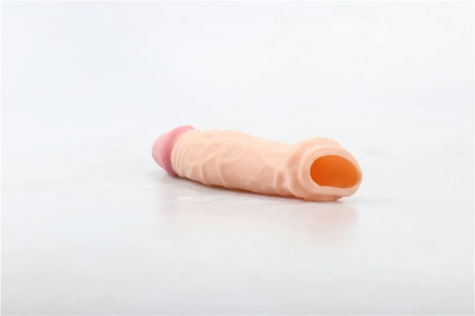 #7761 - 3,5 cm Dolgulu Realistik Penis Kılıfı