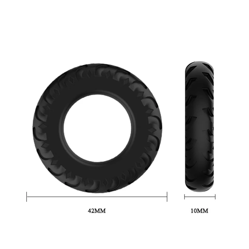 #7768 - Titan 3lü Tırtıklı Penis Halkası