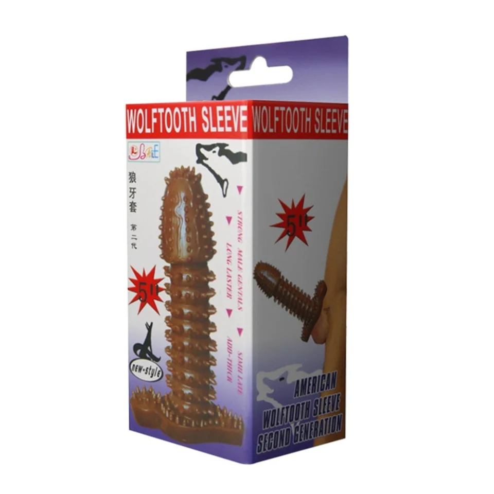#7809 - Vajinal Uyarıcı Tırtıklı Penis Kılıfı