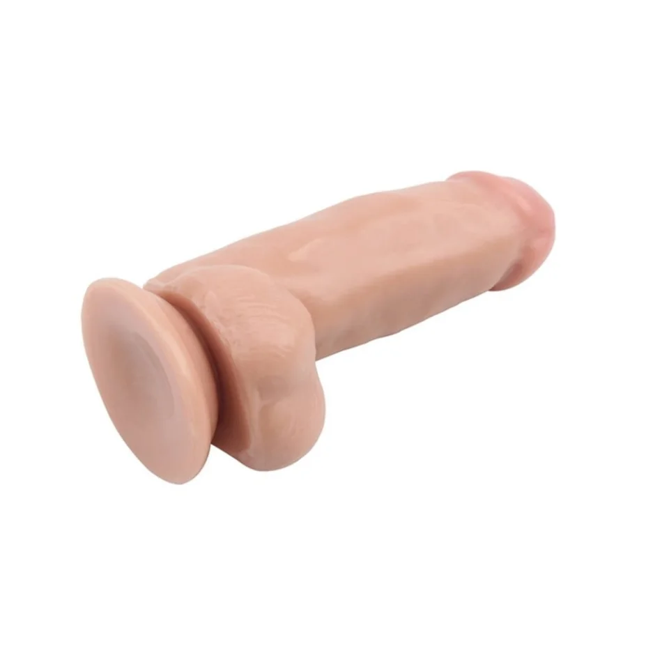 #686 - 17,5 cm Gerçekçi Çift Katmanlı Silikon Penis