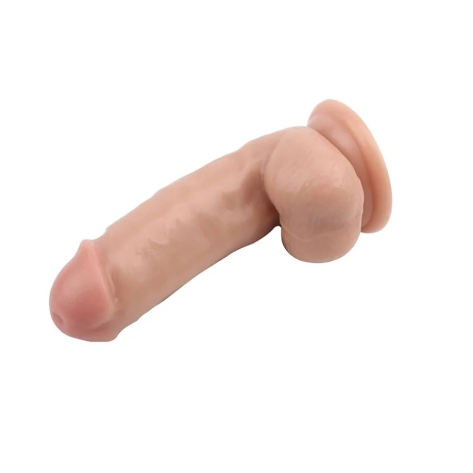 #685 - 17,5 cm Gerçekçi Çift Katmanlı Silikon Penis