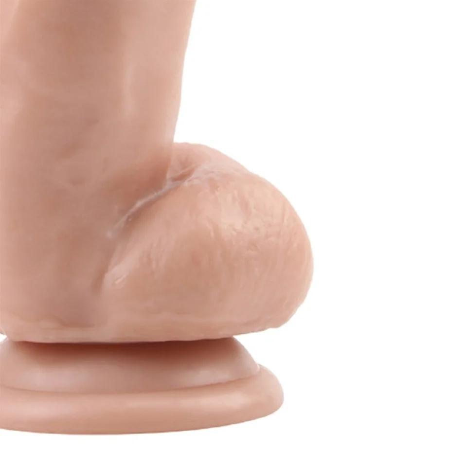 #689 - 17,5 cm Gerçekçi Çift Katmanlı Silikon Penis