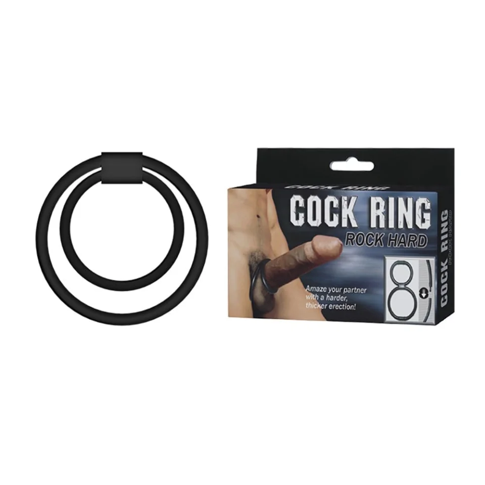 #7885 - 2li Penis Halkası Fantezi Penis Kelepçesi