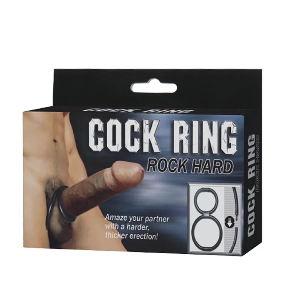 #7886 - 2li Penis Halkası Fantezi Penis Kelepçesi