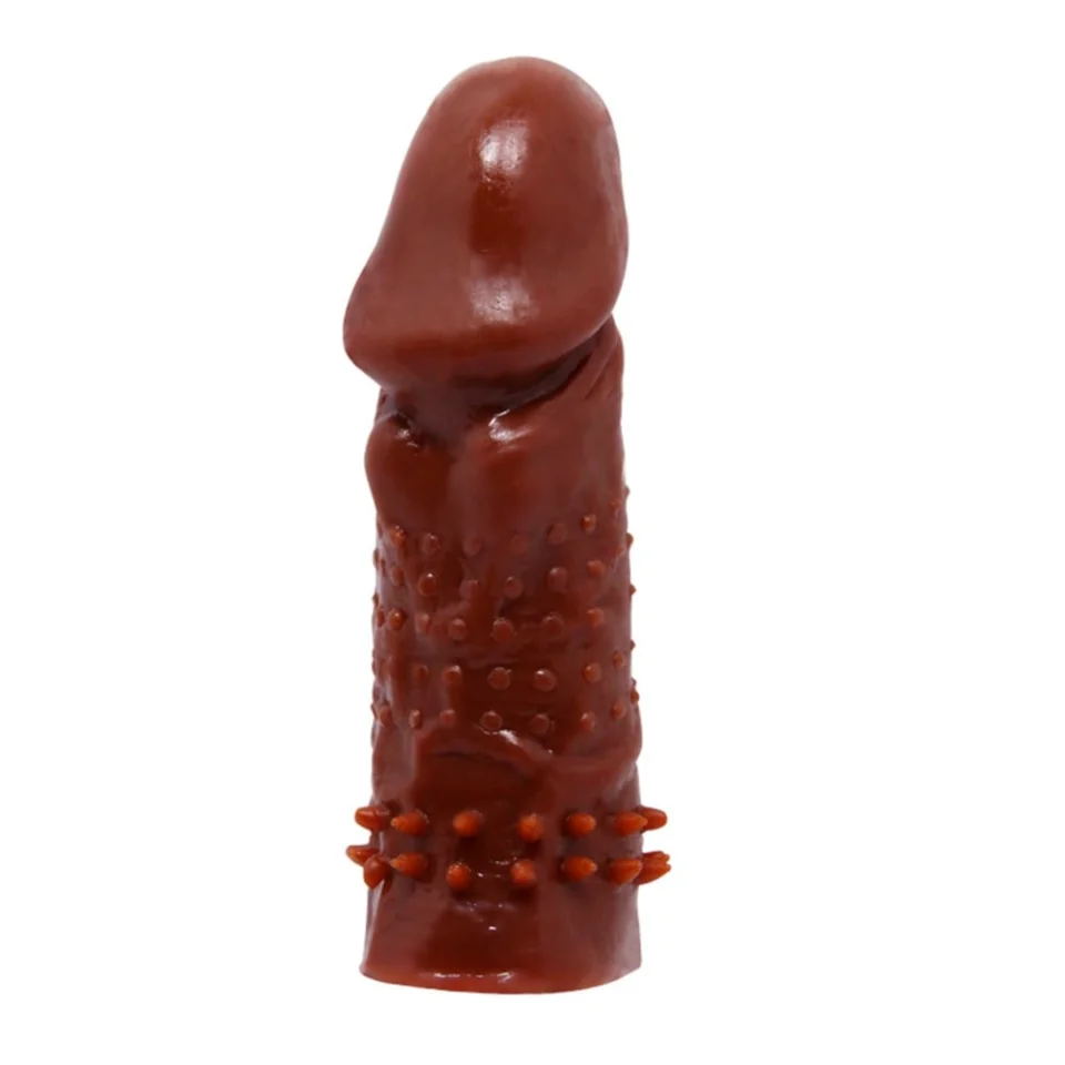 #7926 - Klitoral Uyarıcı ve Tırtıklı Penis Kılıfı - 13 cm Boyunda