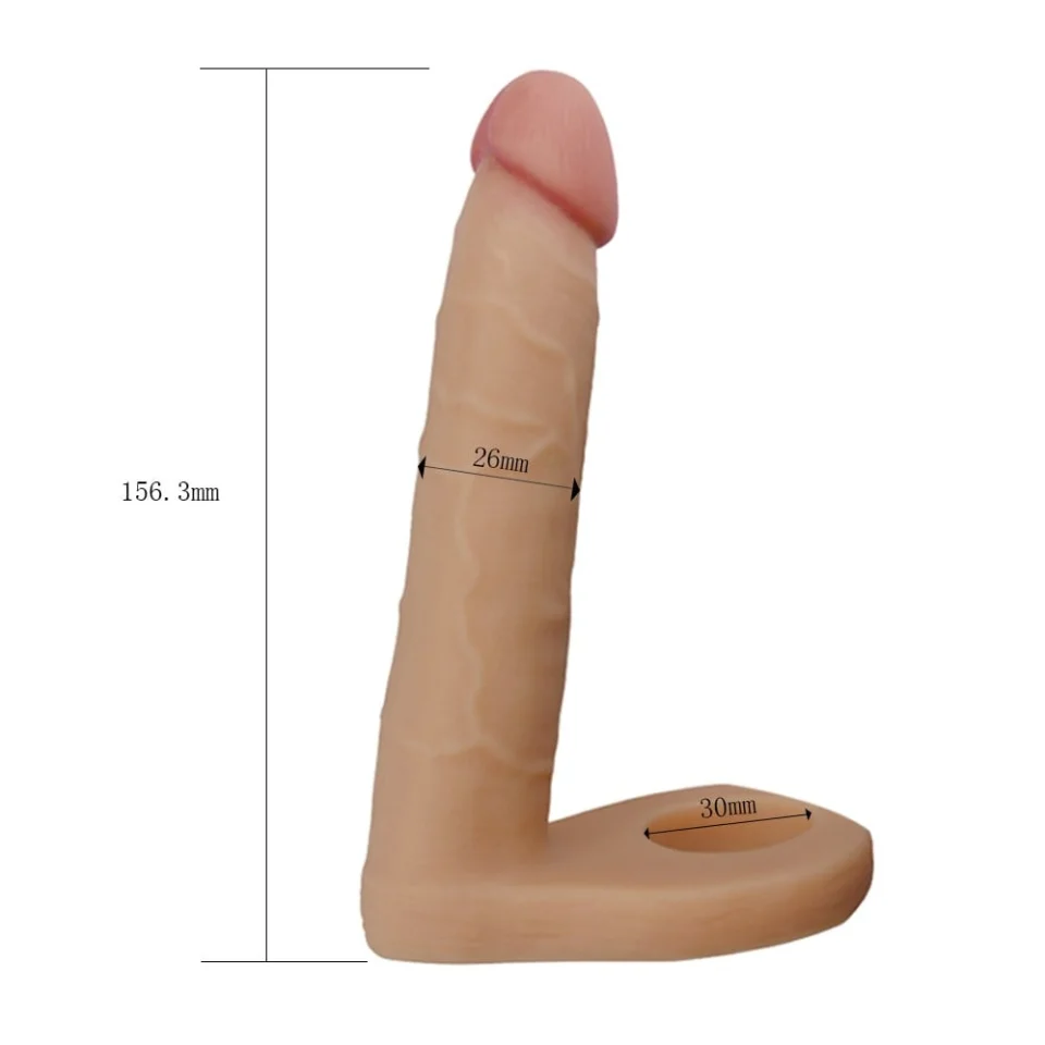#693 - Soft Double Anal Dildo Penis 15,6 cm