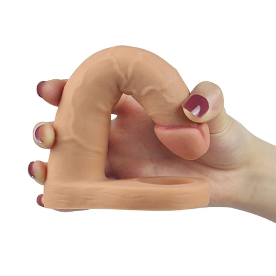 #694 - Soft Double Anal Dildo Penis 15,6 cm