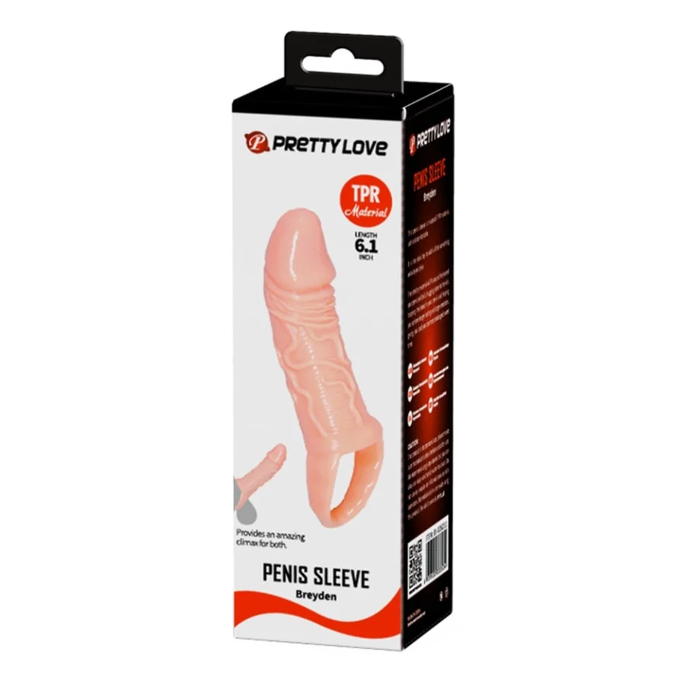 #8013 - 15 cm Yumuşak Silikon Penis Kılıfı